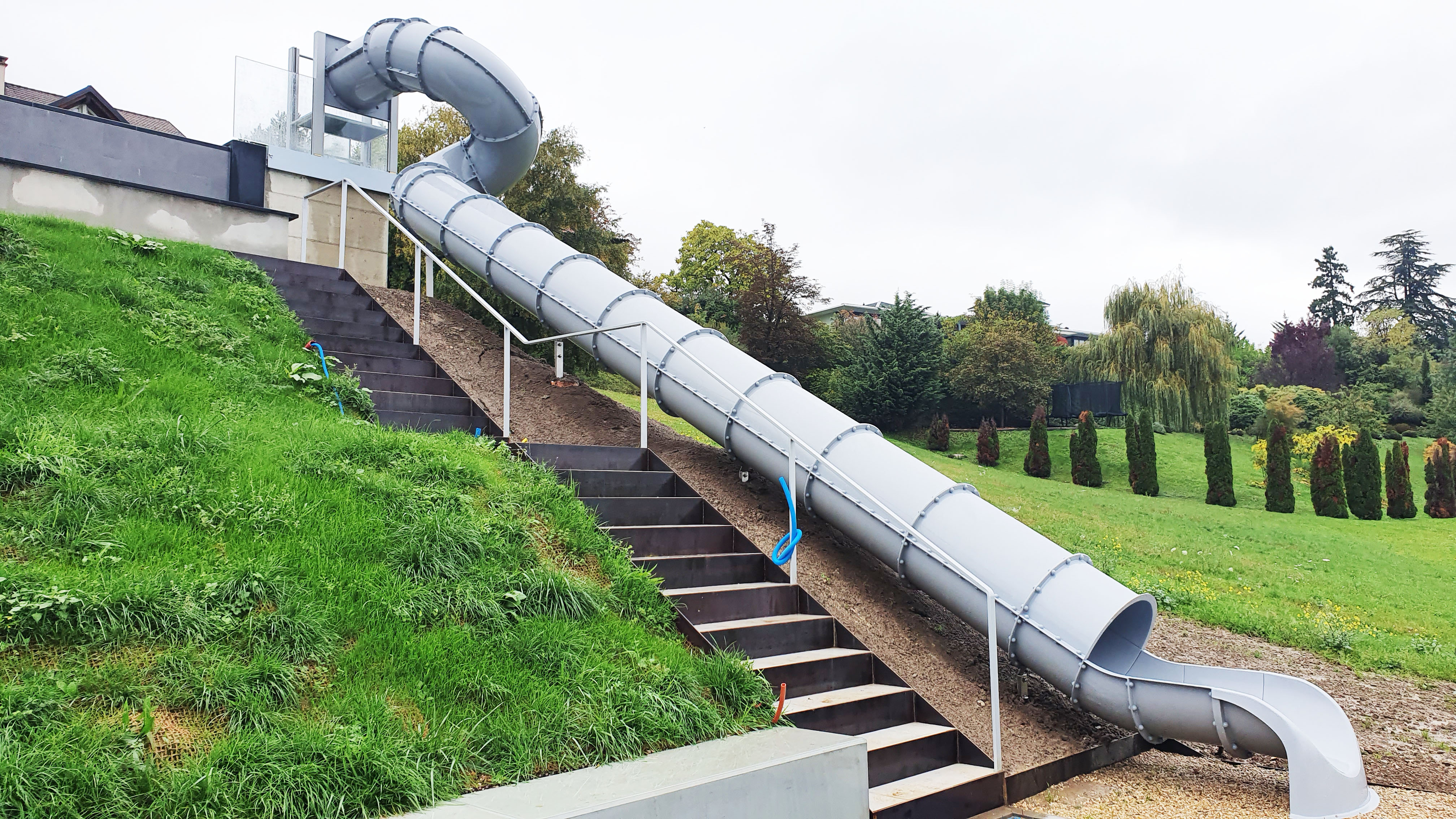 Toboggan de talus conçus sur mesure Lactell SA