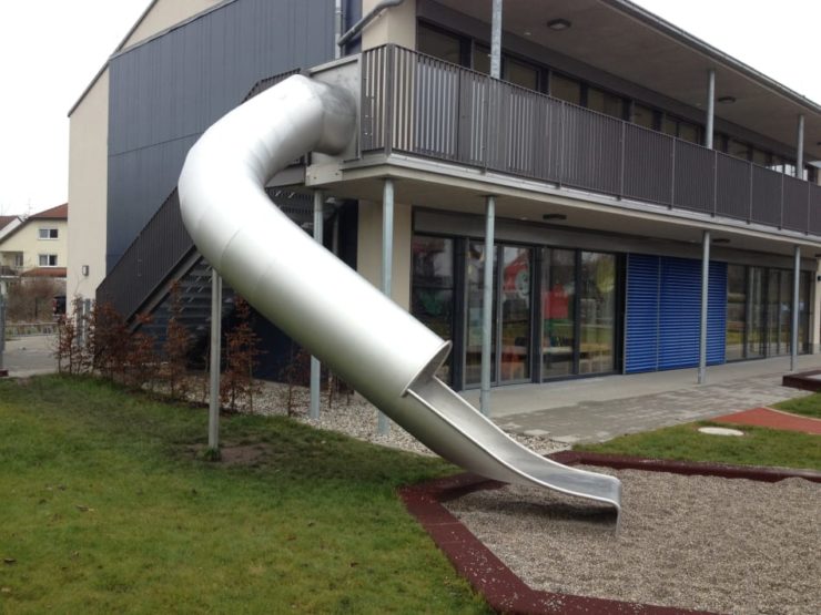 Toboggan sur mesure (inox, fibre de verre ou polyéthylène) Lactell Sàrl