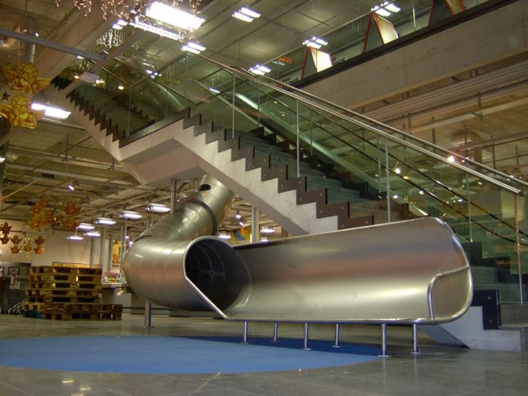 Toboggan sur mesure (inox, fibre de verre ou polyéthylène) Lactell Sàrl