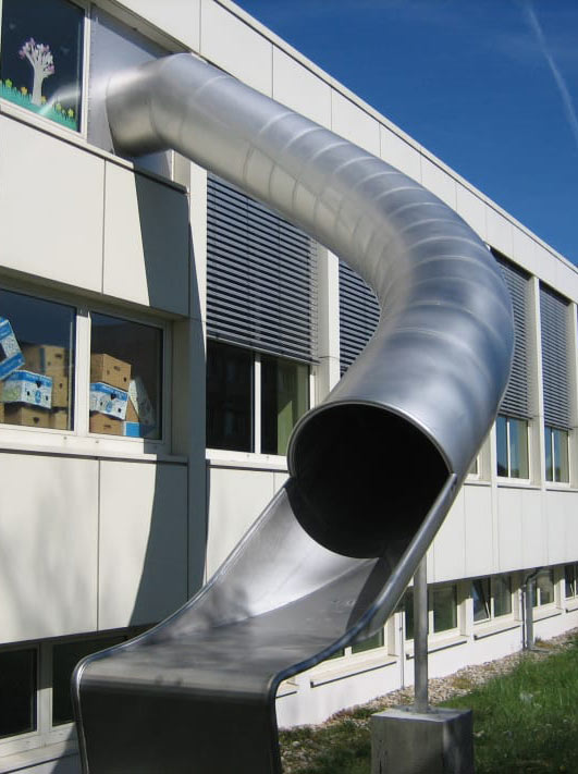 Toboggan sur mesure (inox, fibre de verre ou polyéthylène) Lactell Sàrl