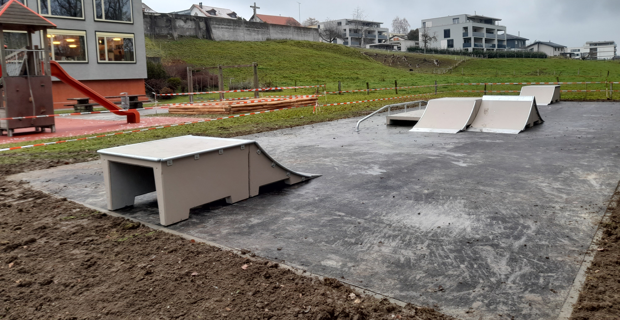 Skatepark installé à Cottens